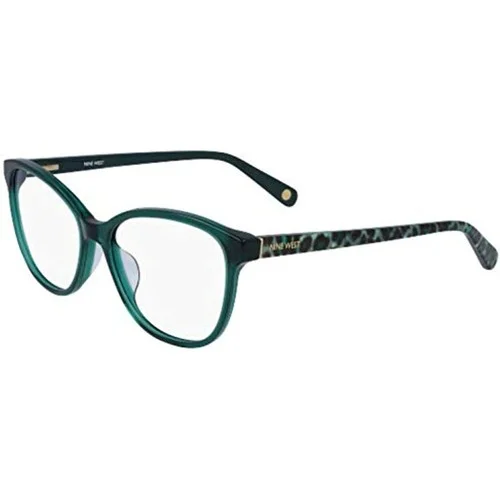 NEW NINE WEST NW5181 324 Crystal Emerald Green Eyeglasses 52mm with NW Case