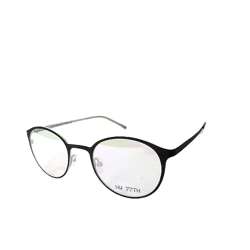 New NW 77th Eyeglasses KILT LIFTER Black on White Optical Frame 49-22-138 2
