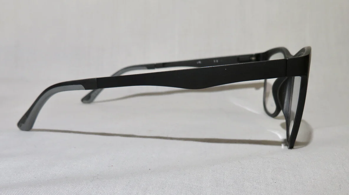 NEW O2 Oxygen eyeglasses Matte Black Eyewear frame, 50-17-135 4