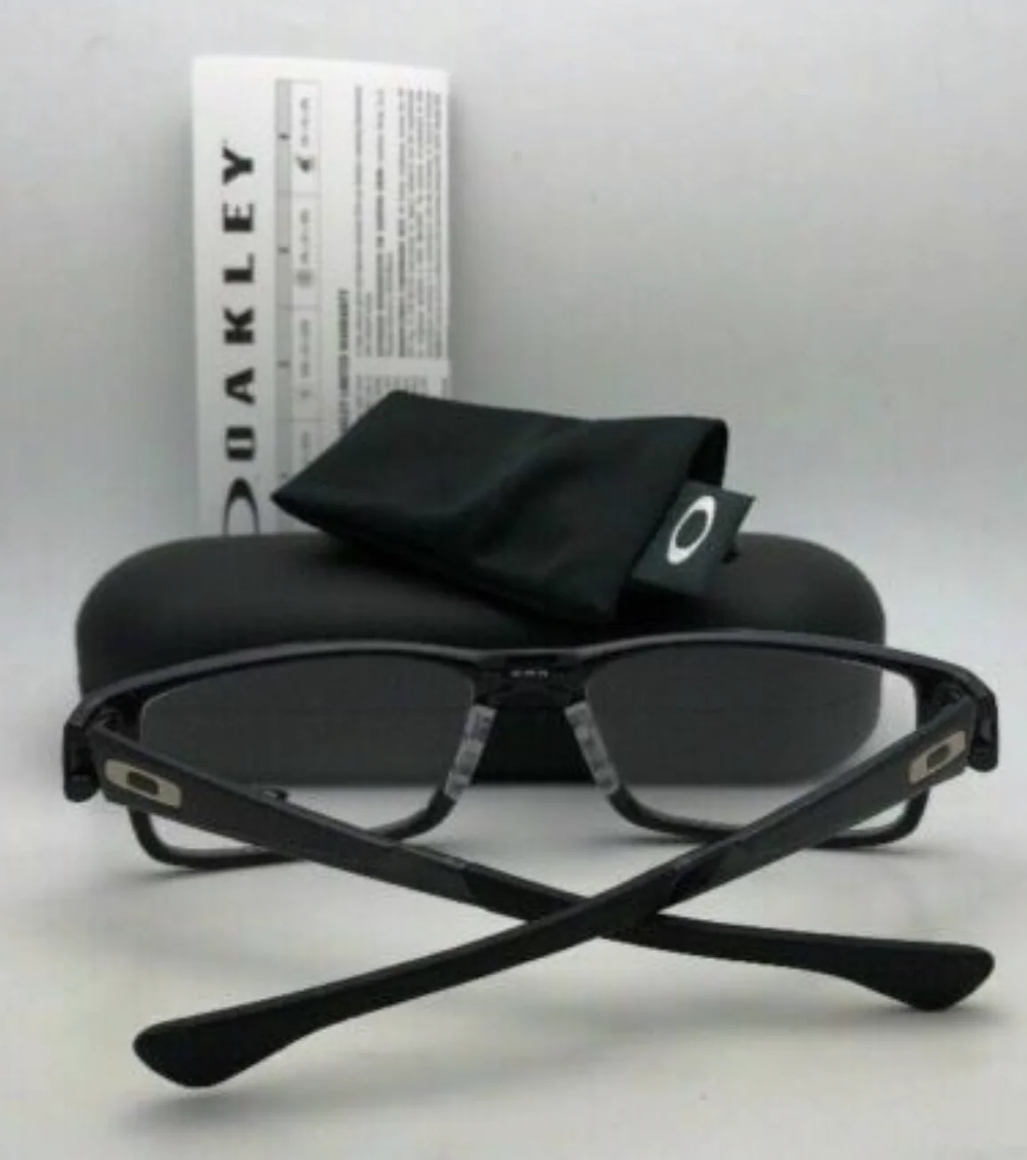New Oakley AIRDROP XL Reading Glasses OX8046-0257 57-18 Black Frames Eyeglasses 2
