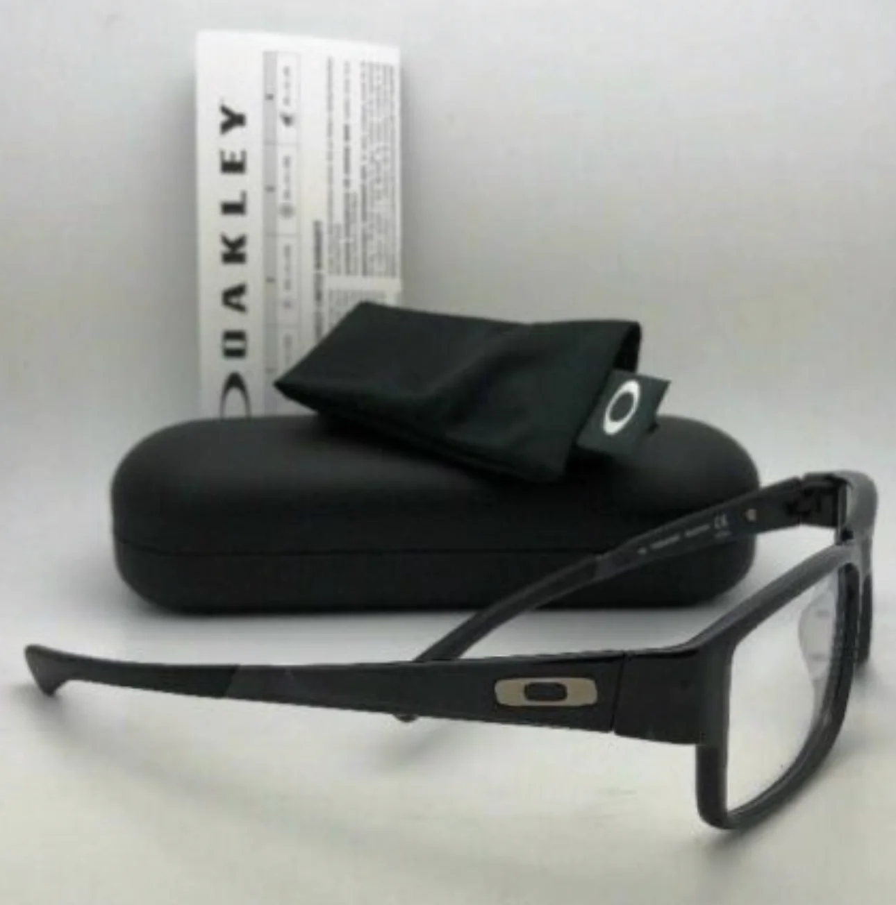 New Oakley AIRDROP XL Reading Glasses OX8046-0257 57-18 Black Frames Eyeglasses 3