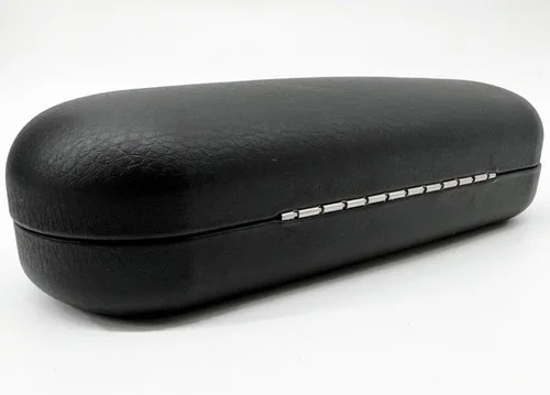 NEW OAKLEY BLACK SMALL AUTHENTIC CLAMSHELL EYEGLASSES HARD CASE 3
