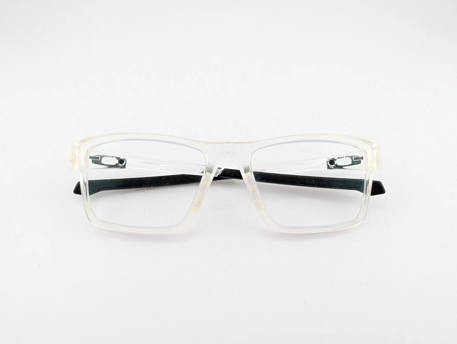 NEW Oakley Chamfer 2 OX8040-0554 Mens Black & Red Eyeglasses Frames 54/17~140 3