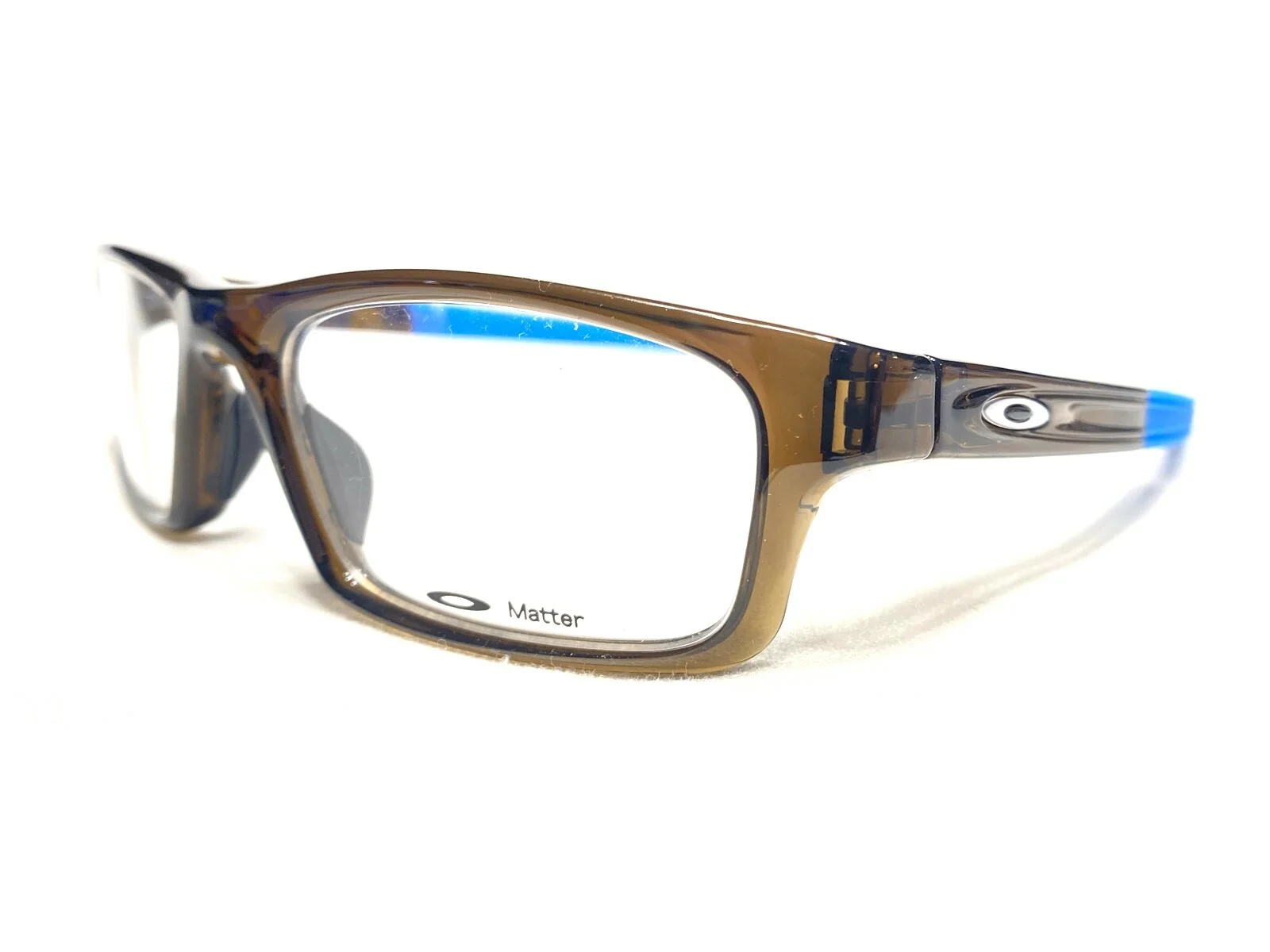NEW Oakley Crosslink MNP OX8090-0253 Mens Satin Grey Smoke Eyeglasses Frames 53
