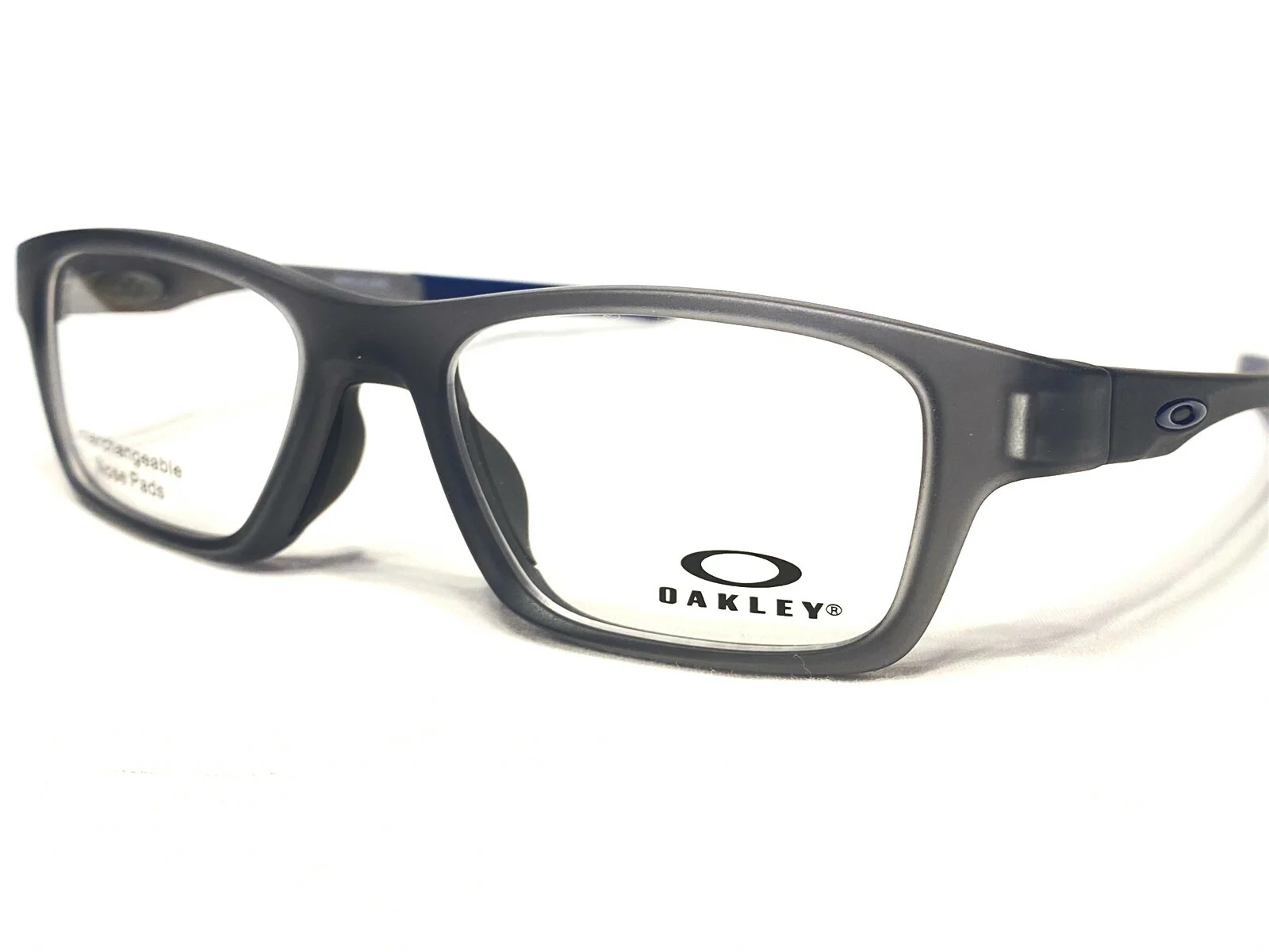 NEW Oakley Crosslink MNP OX8090-0253 Mens Satin Grey Smoke Eyeglasses Frames 53 3