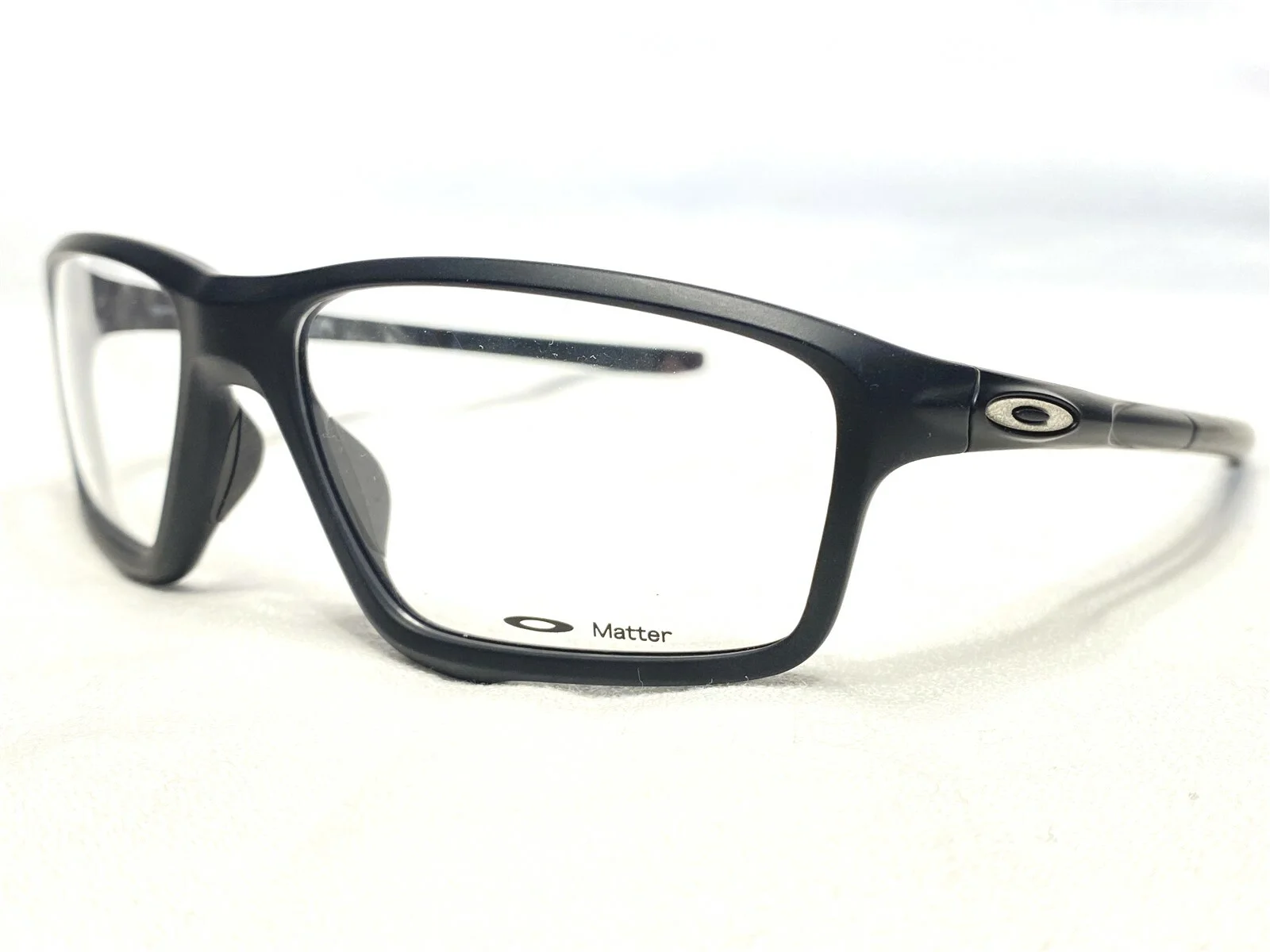 NEW Oakley Crosslink Zero OX8076-0758 Mens Satin Black Eyeglasses Frames 58/16 2