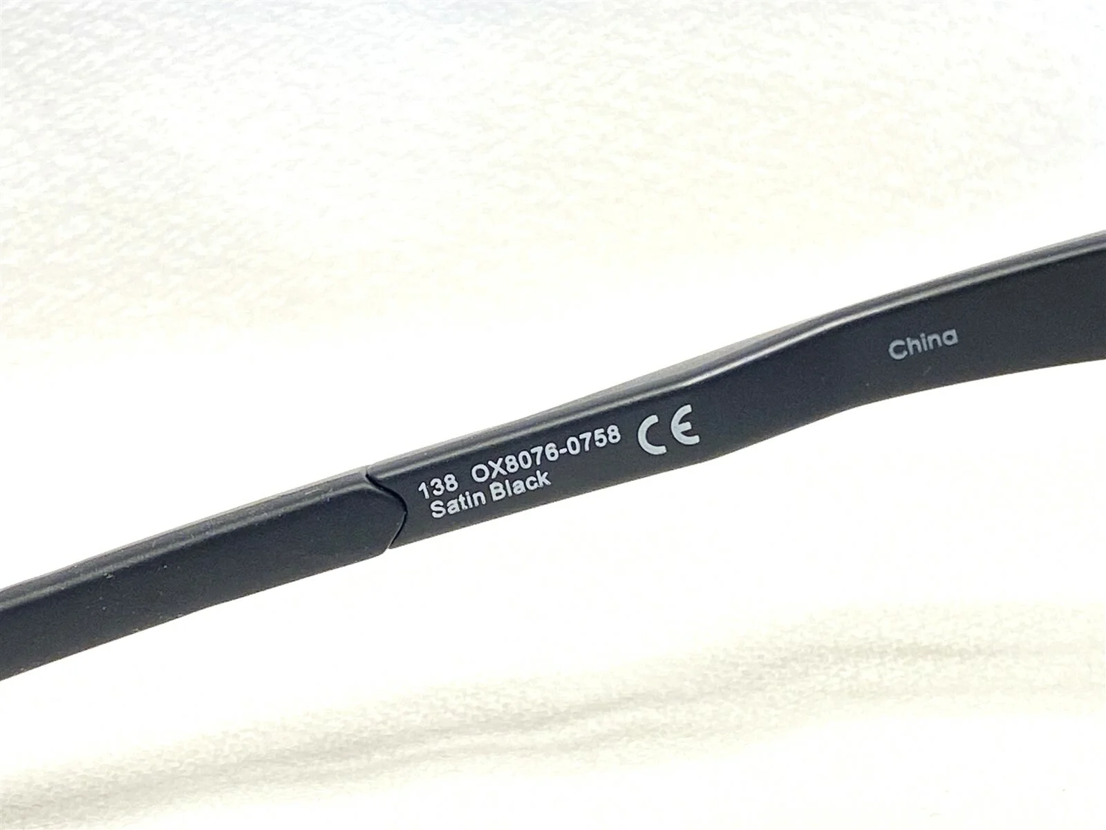 NEW Oakley Crosslink Zero OX8076-0758 Mens Satin Black Eyeglasses Frames 58/16 4