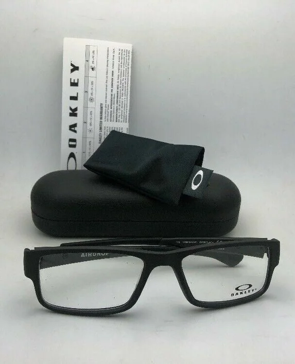 New OAKLEY Eyeglasses AIRDROP OX8046-0157 XL Large 57-18 143 Satin Black Frames 2