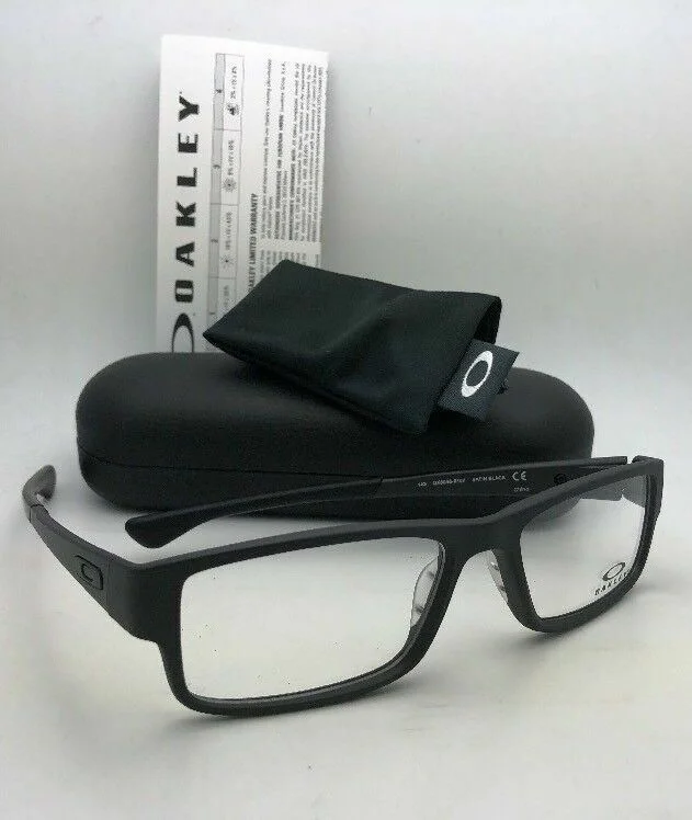 New OAKLEY Eyeglasses AIRDROP OX8046-0157 XL Large 57-18 143 Satin Black Frames 3