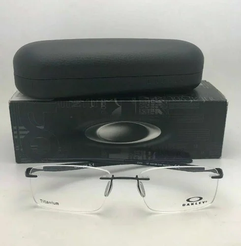 New OAKLEY Eyeglasses GAUGE 3.1 OX5126-0154 54-18 137 Matte Black Rimless Frames 2