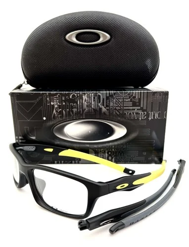 New Oakley Eyeglasses OX 8044 0455 Crosslink Range Lemon Peel 55-18-140 W/Case