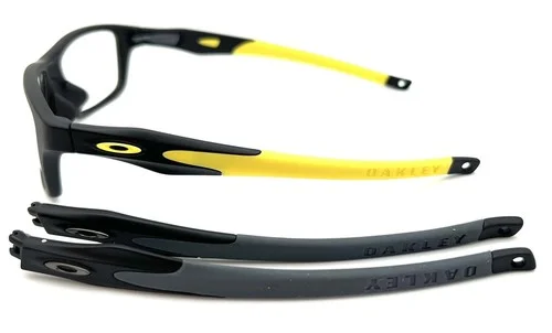 New Oakley Eyeglasses OX 8044 0455 Crosslink Range Lemon Peel 55-18-140 W/Case 3