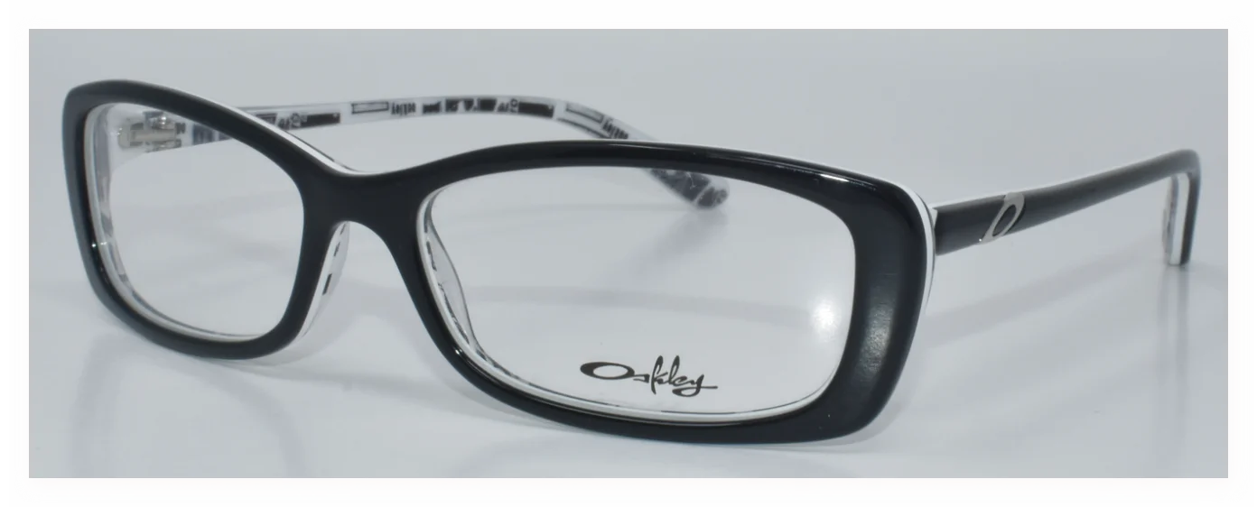 NEW OAKLEY EYEGLASSES OX1071 0653 CROSS COURT BLACK LELLER PRESS 53-15-135