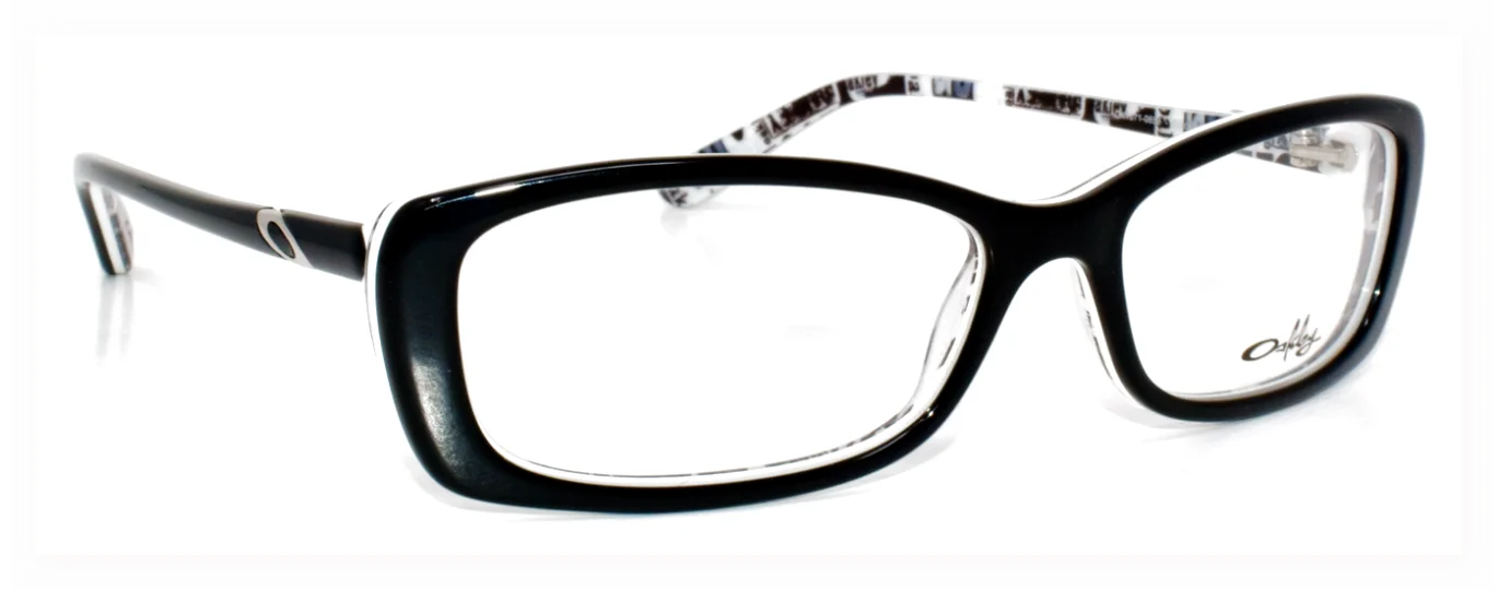 NEW OAKLEY EYEGLASSES OX1071 0653 CROSS COURT BLACK LELLER PRESS 53-15-135 2