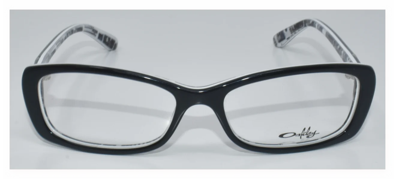 NEW OAKLEY EYEGLASSES OX1071 0653 CROSS COURT BLACK LELLER PRESS 53-15-135 3