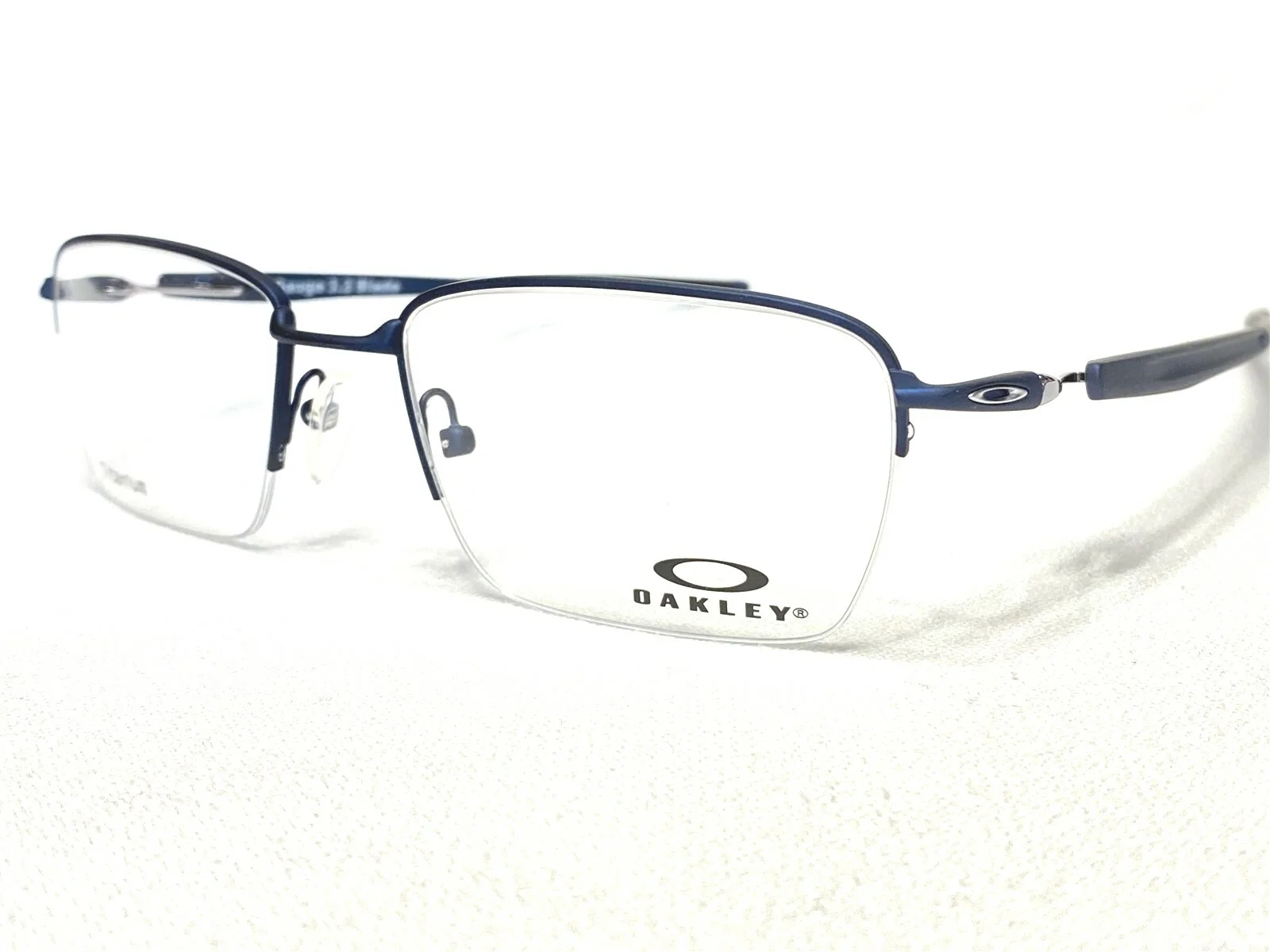 NEW Oakley Gauge 3.2 Blade OX5128-0352 Mens Blue Half Rim Eyeglasses Frames 52mm
