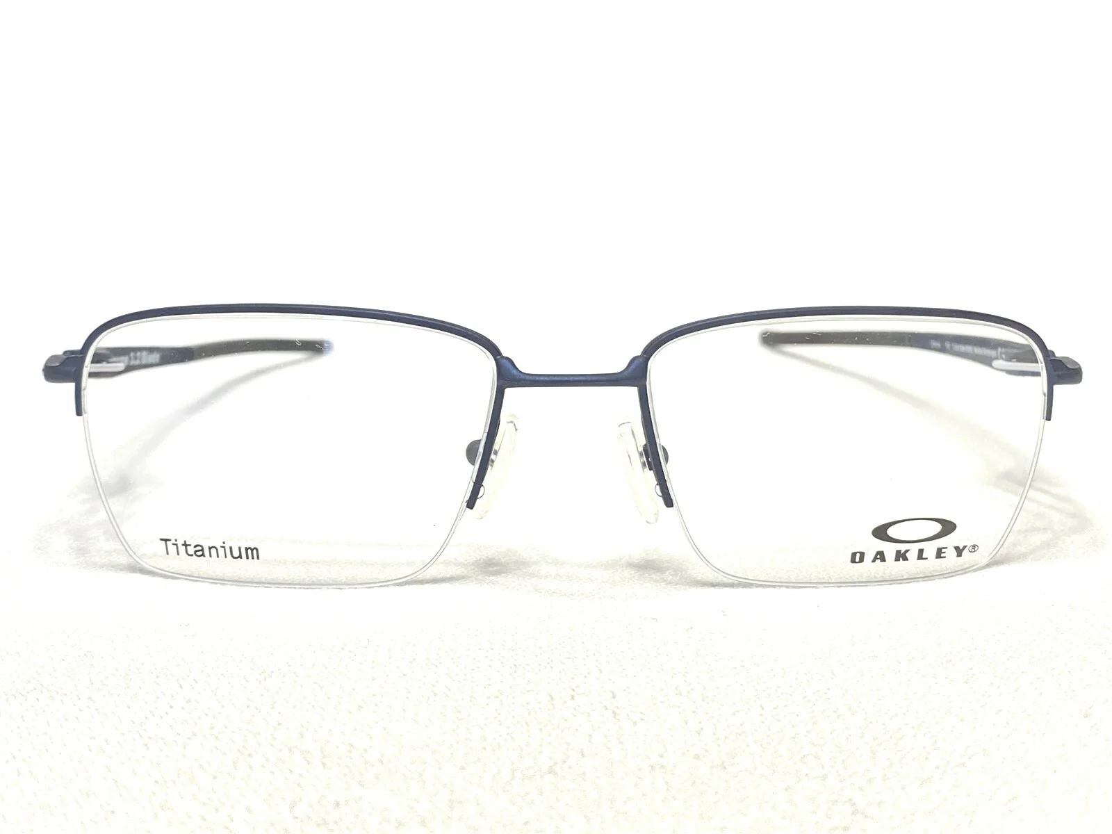 NEW Oakley Gauge 3.2 Blade OX5128-0352 Mens Blue Half Rim Eyeglasses Frames 52mm 2
