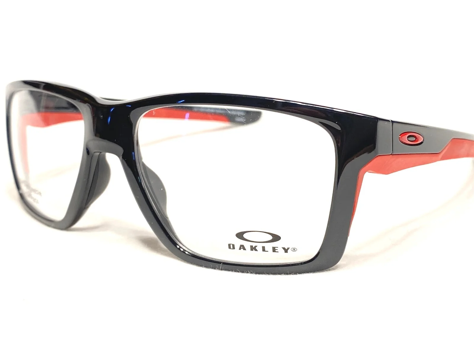NEW Oakley Mainlink OX8128-0256 Mens Polished Black Eyeglasses Frames 56/17~138