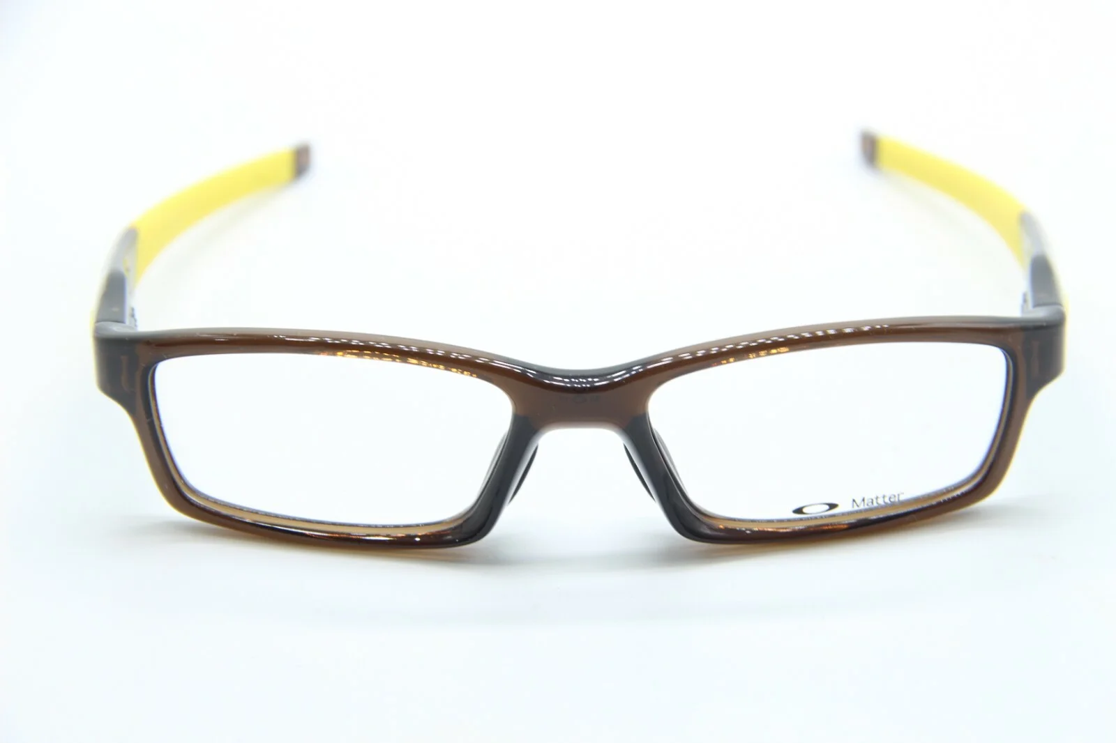 NEW OAKLEY OX 8029-1253 CROSSLINK BARK/LEMON PEEL AUTHENTIC EYEGLASSES 53-17 2