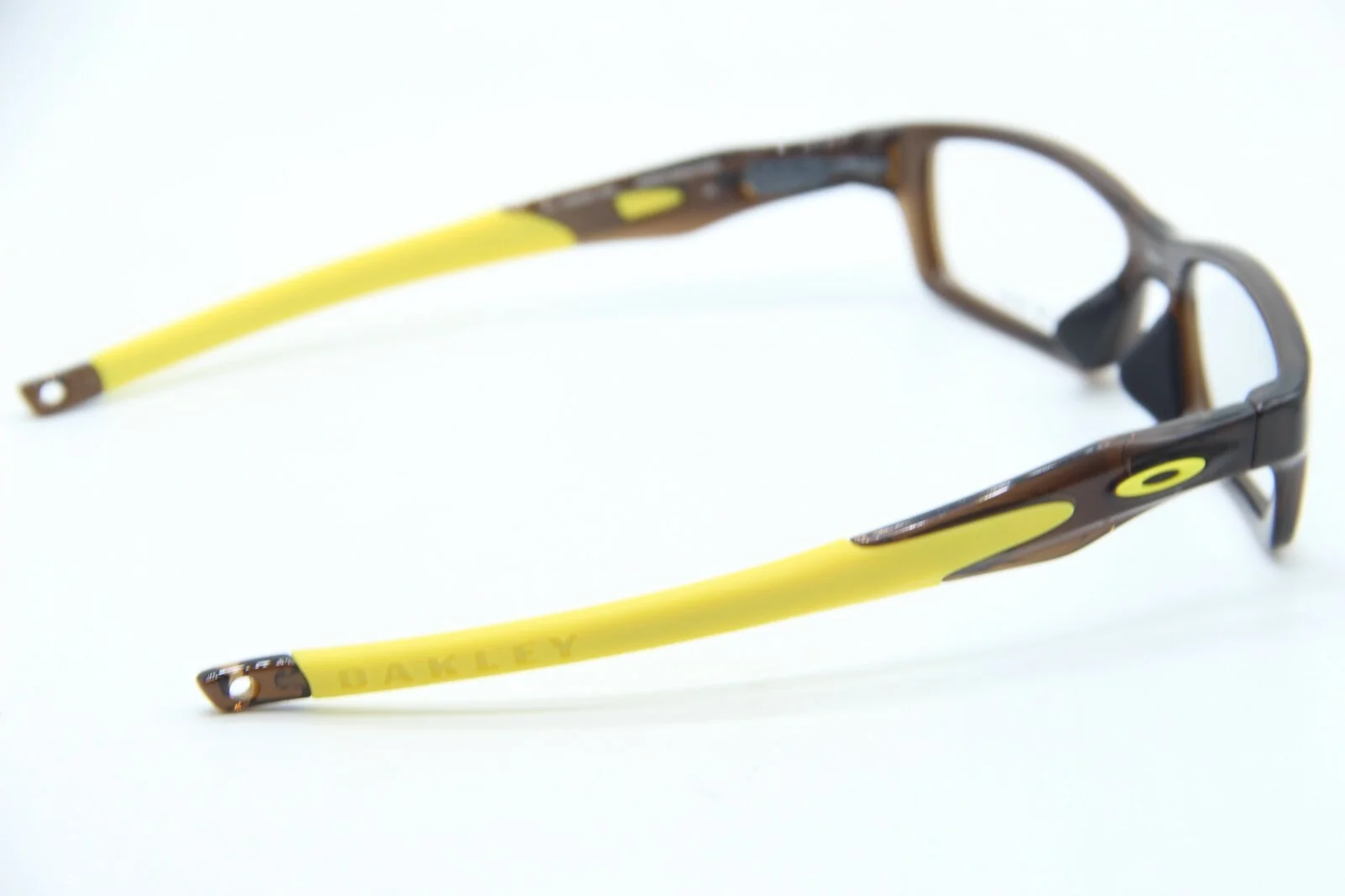 NEW OAKLEY OX 8029-1253 CROSSLINK BARK/LEMON PEEL AUTHENTIC EYEGLASSES 53-17 3