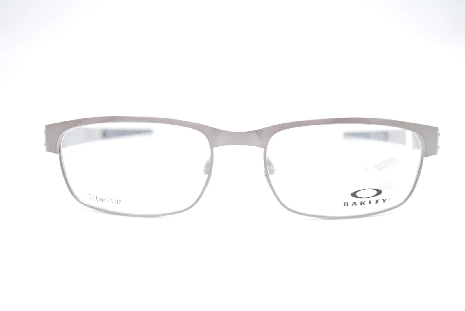 NEW OAKLEY OX5038-0655 METAL PLATE BRUSHED CHROME EYEGLASSES FRAME RX 55-18 2