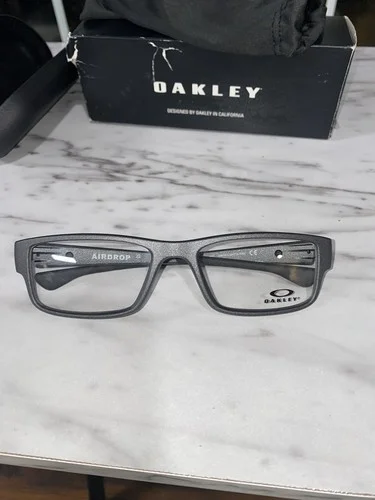 NEW OAKLEY OX8046-1353 AIRDROP LIGHT STEEL AUTHENTIC EYEGLASSES FRAME RX 53-18 2