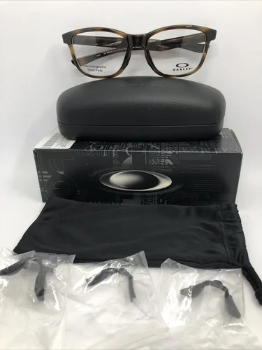 NEW Oakley OX8106-0452 Cross Step Polished Brown Tort 52.18.135 Eyeglass Frame