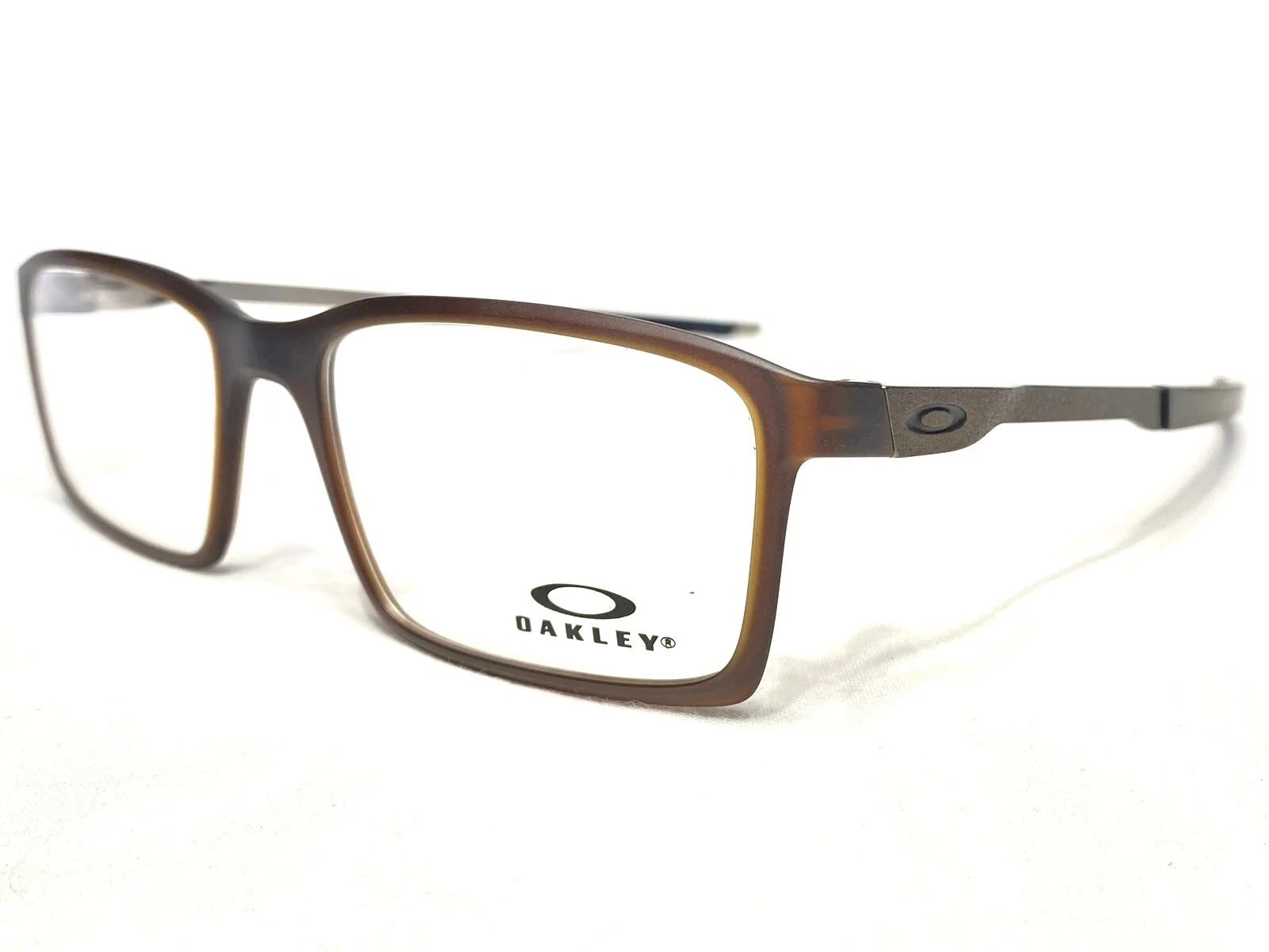 NEW Oakley Steel Line S OX8097-0454 Mens Dark Amber Eyeglasses Frames 54/17~140 2