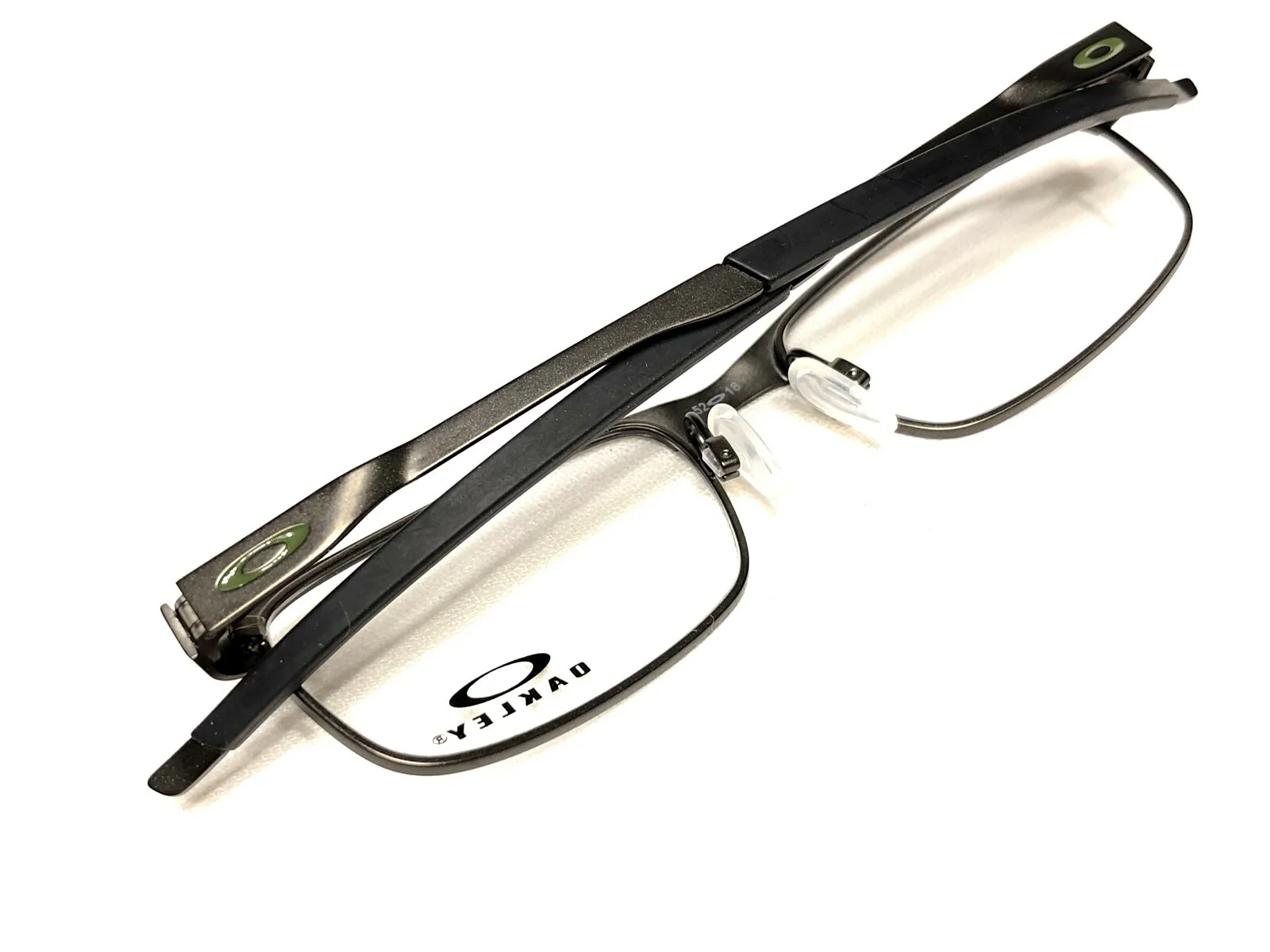 NEW Oakley Steel Plate OX3222-0552 Mens Pewter Eyeglasses Frames 52/18~141 2