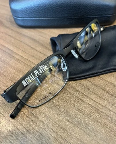 New OAKLEY Titanium Eyeglasses METAL PLATE OX5138 22-198 53MM Matte Black Frames 2