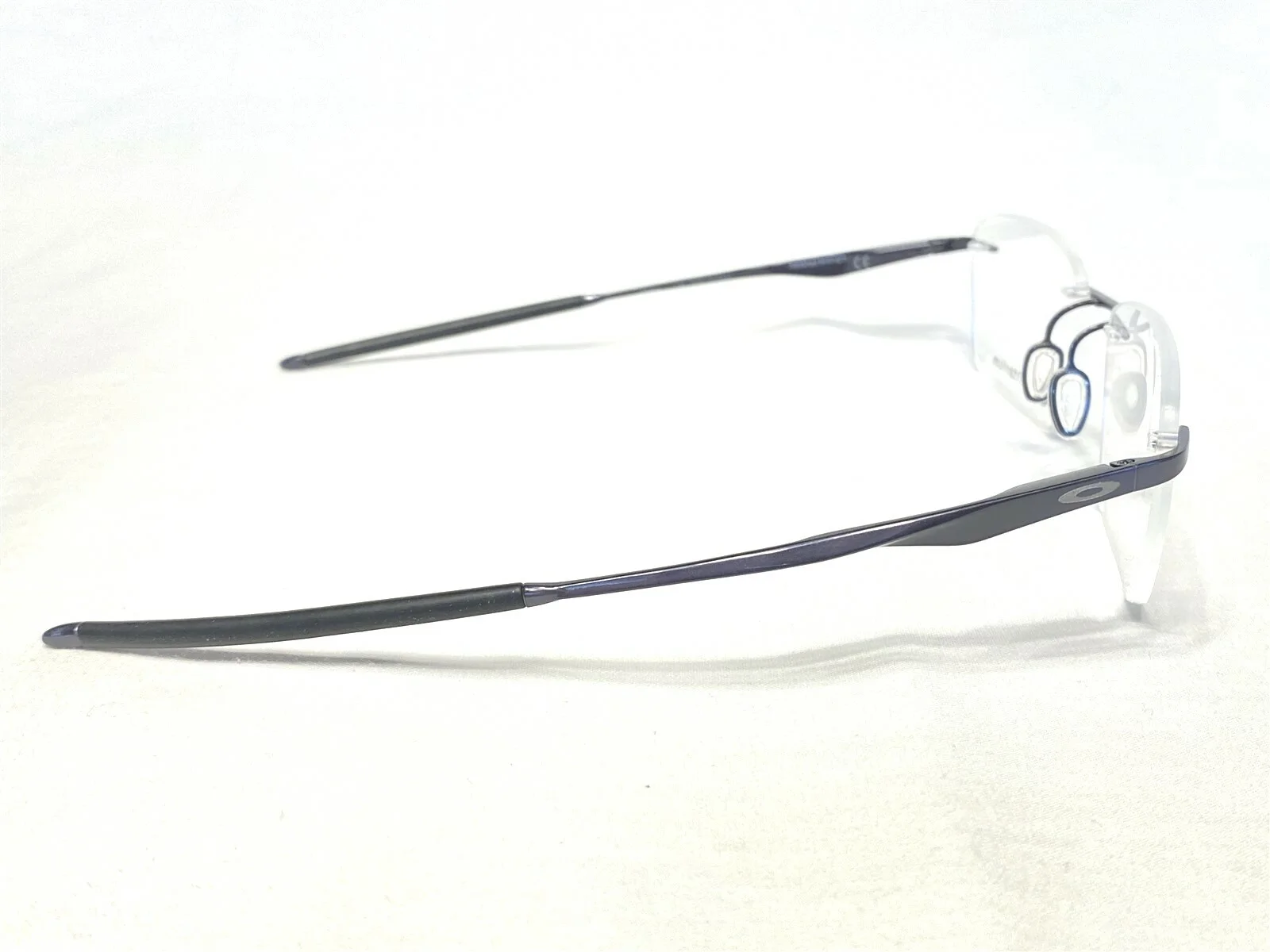 NEW Oakley Wingfold EVS OX5115-0453 Mens Blue Rimless Eyeglasses Frames 53/18 3