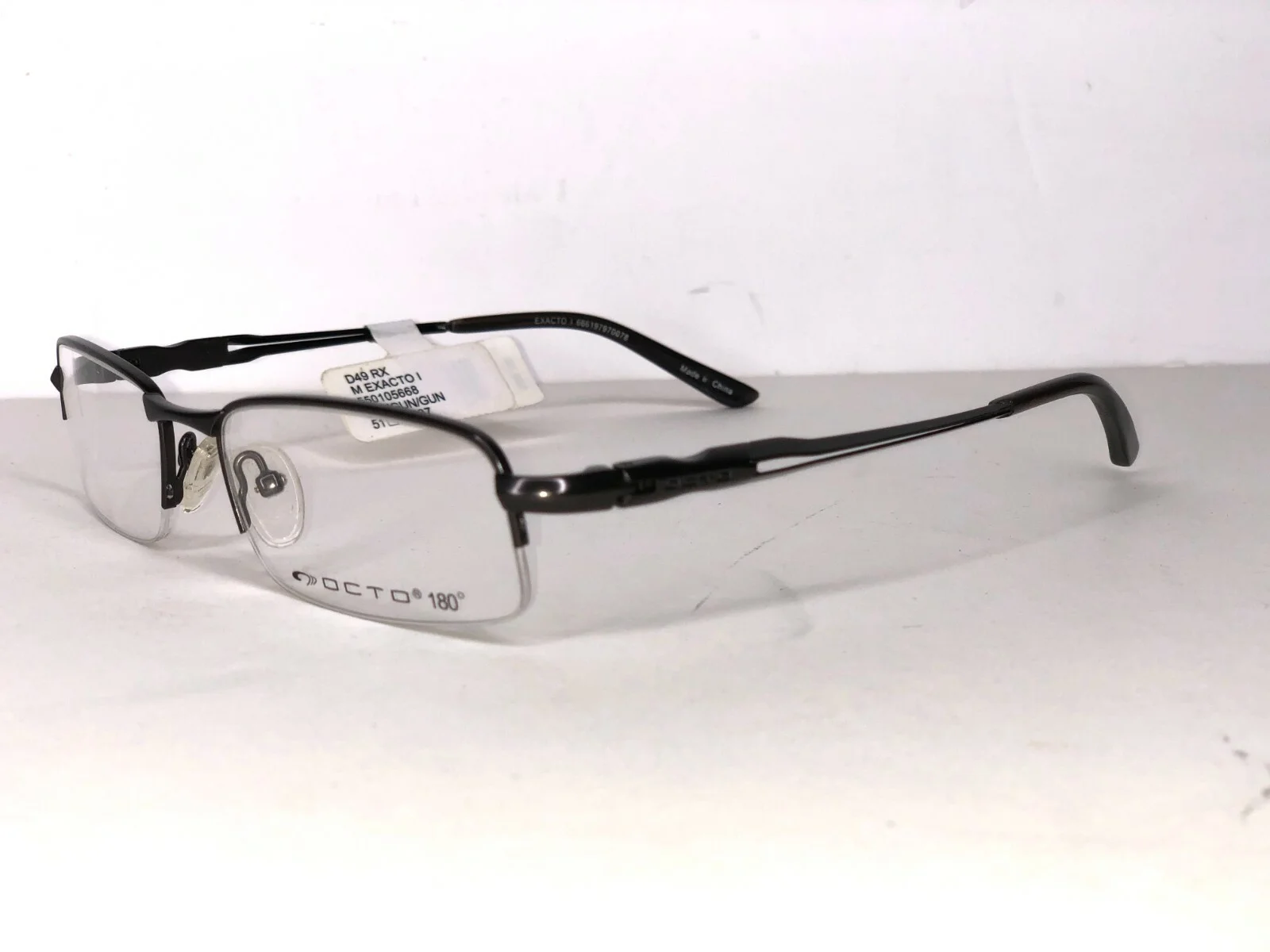 New~ OCTO 180 Eyeglasses D49 Exactol gun 51-17-137 $68 Frames mens 2