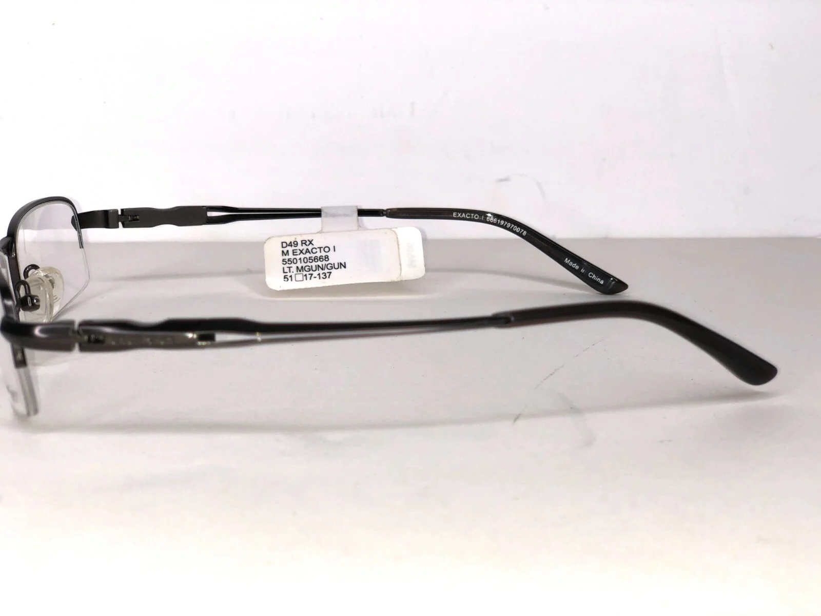 New~ OCTO 180 Eyeglasses D49 Exactol gun 51-17-137 $68 Frames mens 4