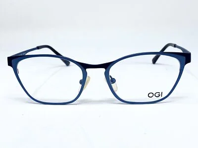 New OGI 4321 Light Blue/ Black Japanese Womens Eyeglasses Frame 50-18-140