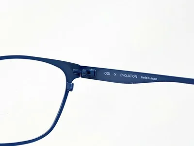 New OGI 4321 Light Blue/ Black Japanese Womens Eyeglasses Frame 50-18-140 4