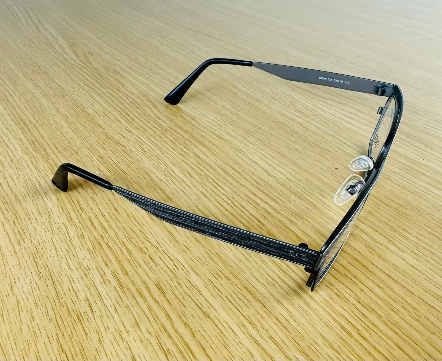 New OGI Evolution GREY STRIPE/GREY 4309 1750 Mens Eyeglasses Frame 53-19-145 2