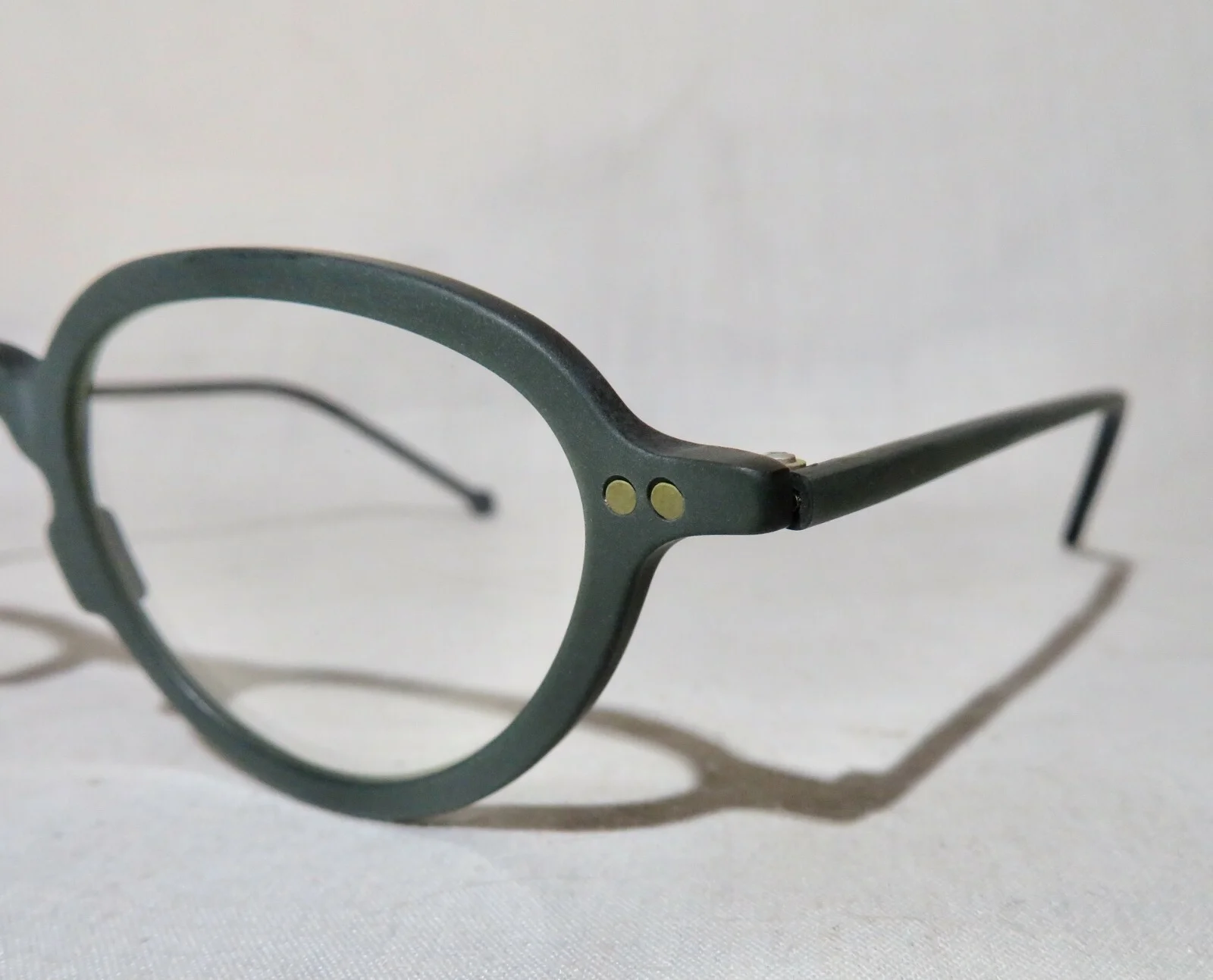 New old stock LA Eyeworks Sage eyeglass Green frames 44-17-135 FRAMES ONLY 3