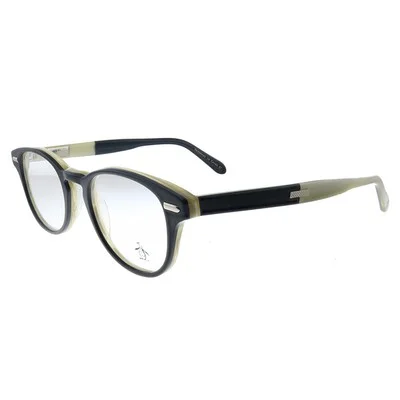 New Original Penguin The Murphy BK Black Plastic Round Eyeglasses 46mm