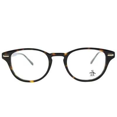 New Original Penguin The Murphy TO Tortoise Plastic Round Eyeglasses 46mm 2