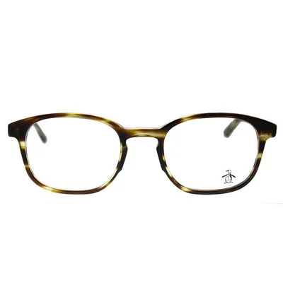 New Original Penguin The Stewart TO Tortoise Plastic Rectangle Eyeglasses 49mm 2