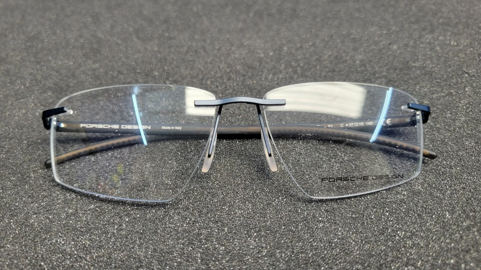 New Original Porsche Design P 8341 C Blue Eyeglasses 3