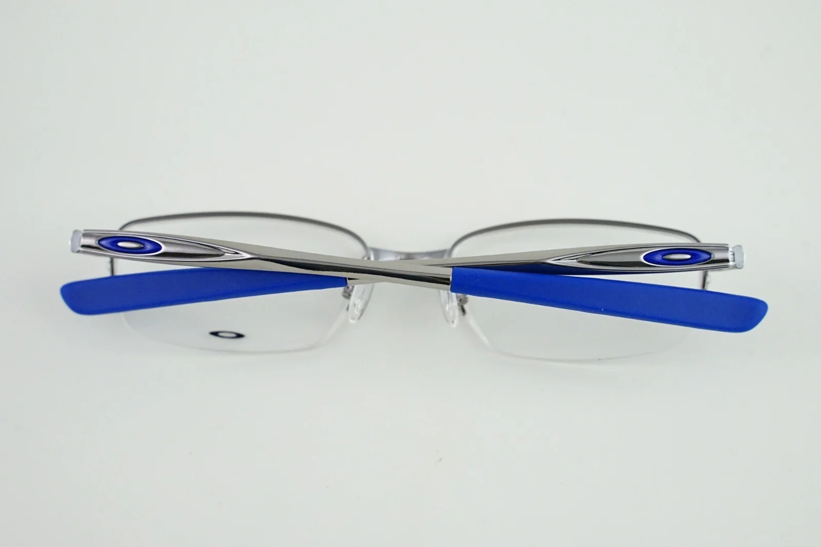 New OX3165-0451 Oakley Gunmetal Royal Blue Eye Glasses Frames 51-18-137 3