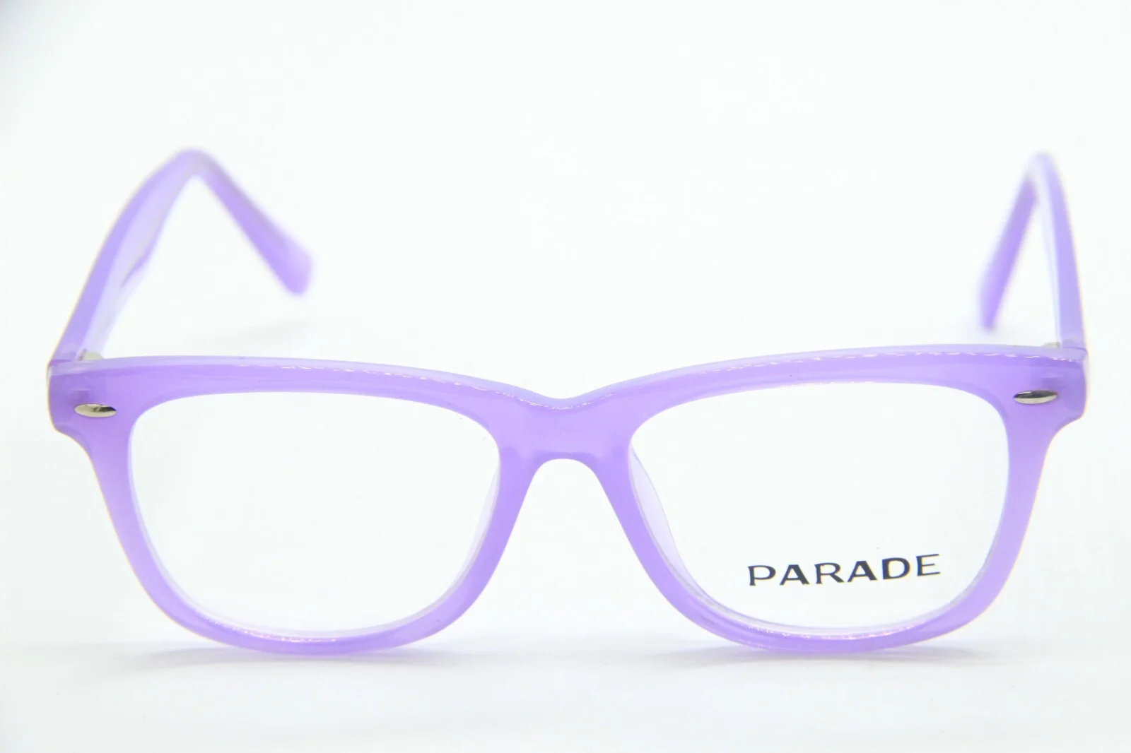 NEW PARADE Q SERIES 1733 PURPLE SILVER AUTHENTIC FRAMES EYEGLASSES 45-16 2