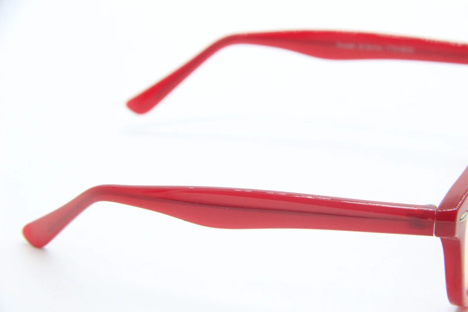 NEW PARADE Q SERIES 1733 RED SILVER AUTHENTIC FRAMES EYEGLASSES 45-16 4