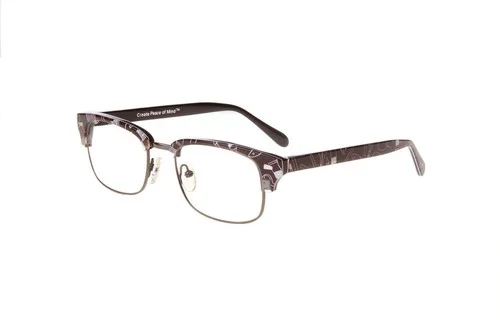 New PEACELOVE Artist Tools on Black Eyeglasses 53/19/145