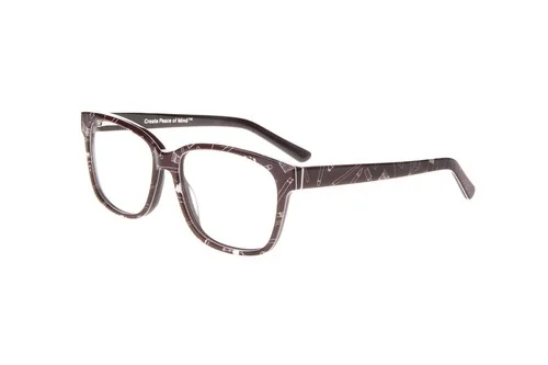 New PEACELOVE Black DREAM BIG Eyeglasses with Artist Tools 55/15/140