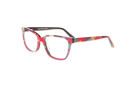 New PEACELOVE Colorful Splatter THE ARTIST Eyeglasses 57/17/150