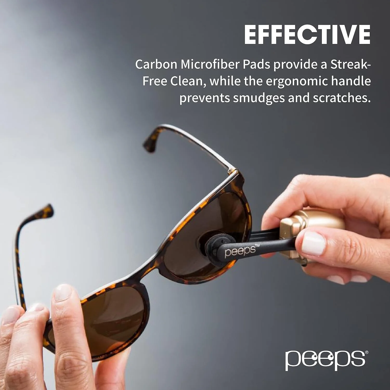 New PEEPS Premium Carbon Lens Cleaner * Eyeglasses EFFECTIVE!! Never Expires! 2