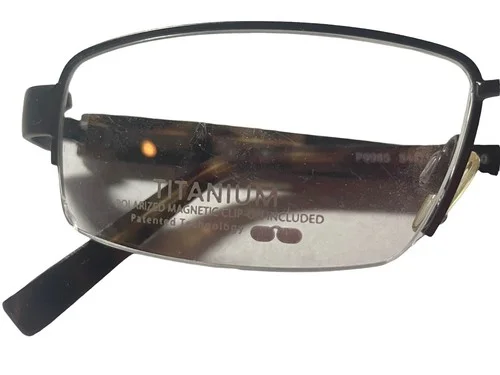 New Pentax Eyeglasses Top Rim Bronze Titanium Frames with Clear Lens 54 18 140 3