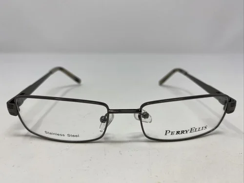 NEW! Perry Ellis PE 296A Gunmetal Metal Men